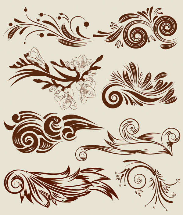 free vector Classic lace pattern vector